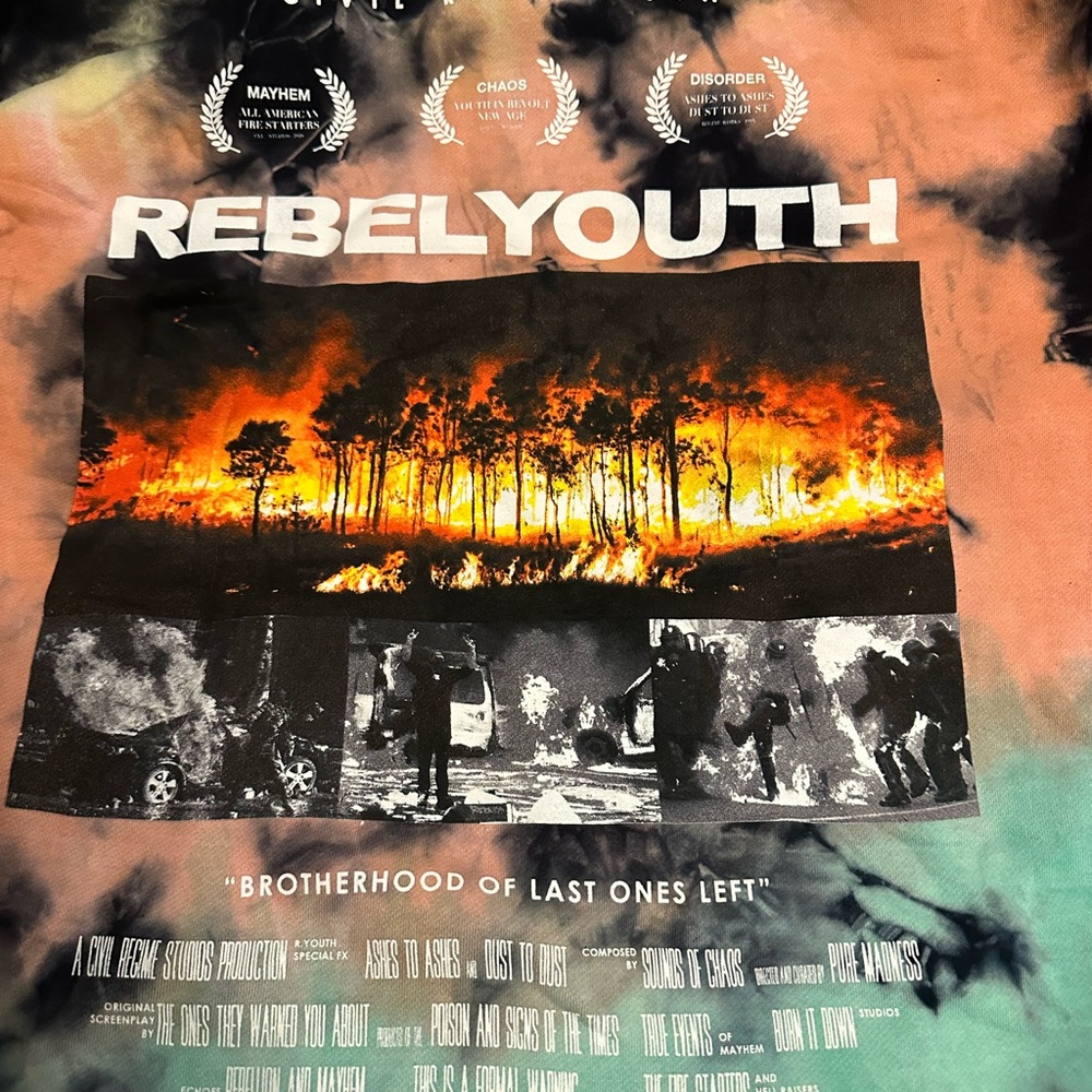 CIVIL REGIME REBEL YOUTH HOODIE
